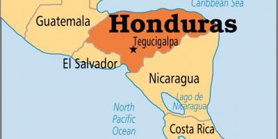 Honduras fővárosa térkép
