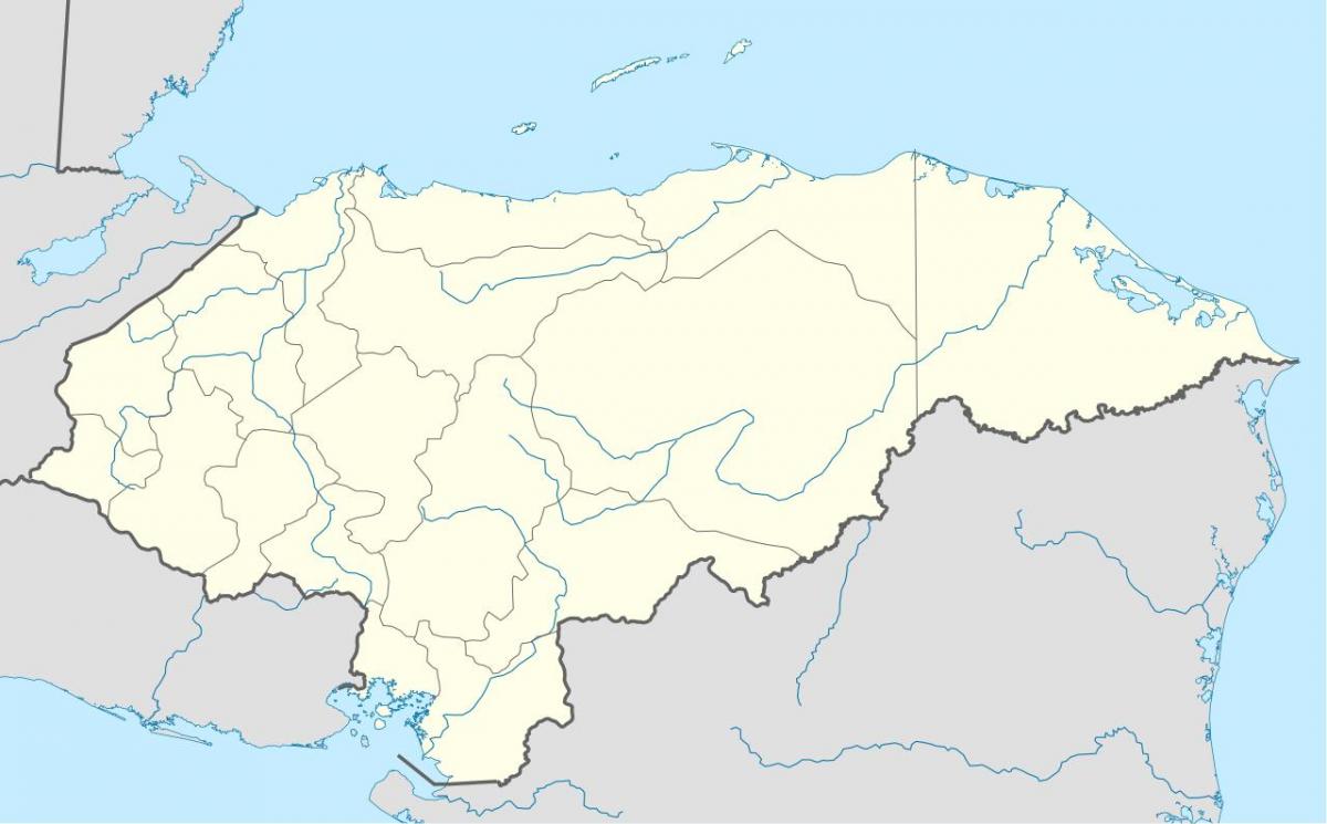 térkép mutatja, Honduras