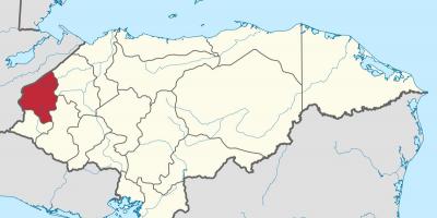 Térkép copan Honduras