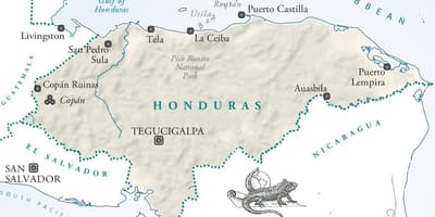 Térkép la ceiba Honduras